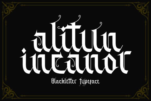 Alitun Incanor: A Font That Elevates Your Brand