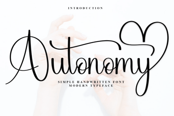 Autonomy: A Script Font That Elevates Brand Campaigns
