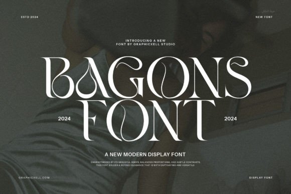 Bagons: A Modern Serif Font for Digital Design