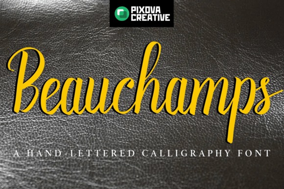 Beauchamps: A Script Font for Campaigns That Speak with Elegance