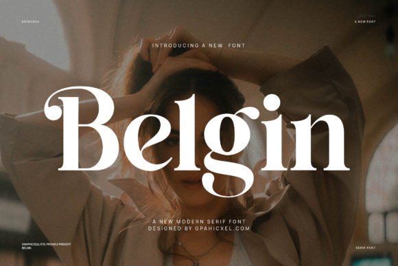 Belgin: A Serif Font That Adds Sophistication to Branding