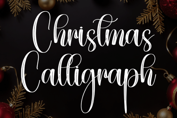 Christmas Calligraph: A Festive Script Font for Editorial Design