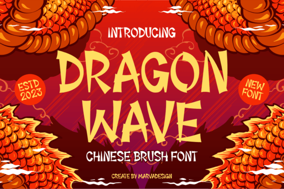 Dragon Wave: A Display Font for Modern Web Design