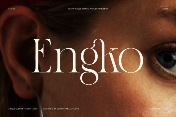 Engko: A Modern Serif Font for Digital Design