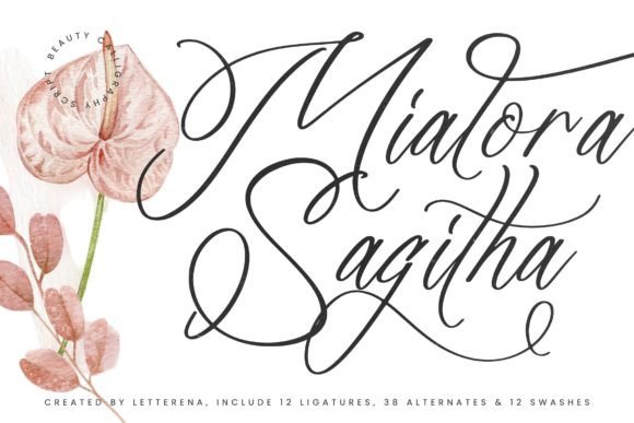 Enhance Your Brand with Mialora Sagitha Script Font