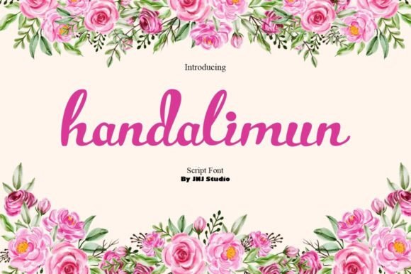 Handalimun: A Script Font for Modern Campaigns