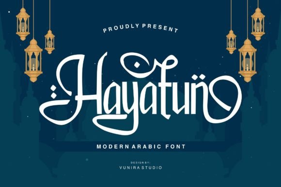 Hayatun: A Modern Arabic Font for Editorial Design