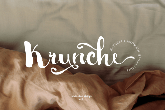 Krunche: A Handwritten Font for Creative Crafters