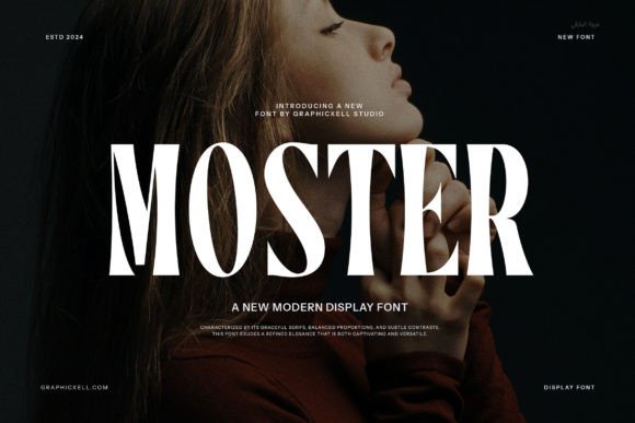 Moster: A Serif Font That Elevates Your Brand