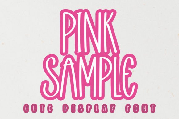 Pink Sample: A Font for Branding That Speaks Volumes