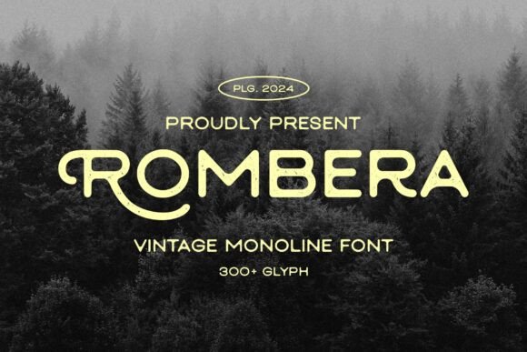Rombera: A Vintage-Inspired Sans Serif Font for Crafters and Product Creators