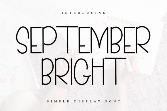 September Bright: A Script Font for Modern Web Design