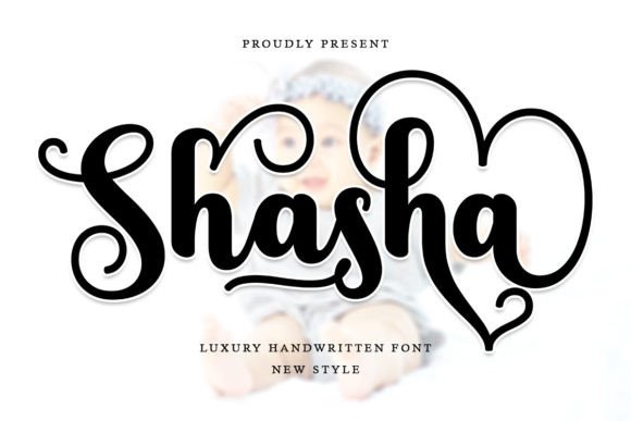 Shasha: A Handwritten Font for Elegant Branding