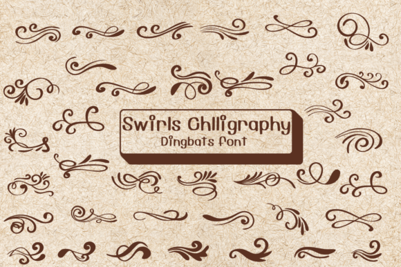 Swirls Chillgraphy: A Font for Creative Crafters