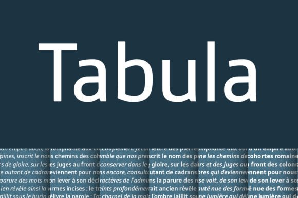 Tabula: The Font That Makes Your Message Clearer