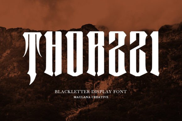 Thorzzi: A Bold Blackletter Font for Editorial Impact
