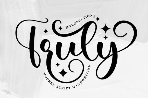 Truly: A Handwritten Font for Editorial Elegance