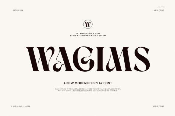 Wagims: A Serif Font That Elevates Campaign Design